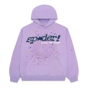 Sp5der Acai Hoodie Purple