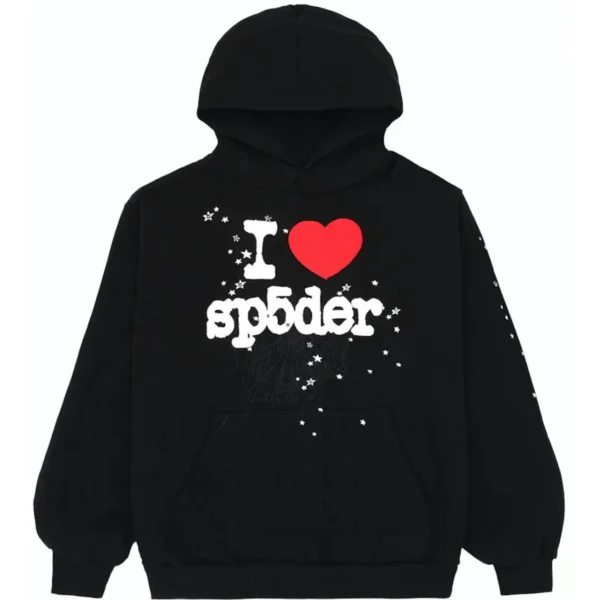 Sp5der Hoodie Black